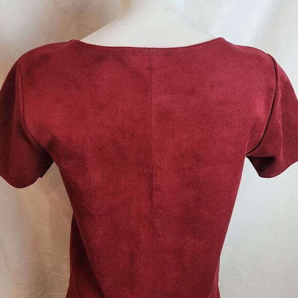 NEWBURY KUSTON Red Velvet Dress - Picture 6 of 8
